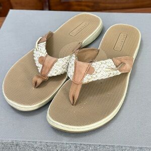 Womens Sz 9.5 Sperry Topsider Sider Parrotfish Flip-Flops